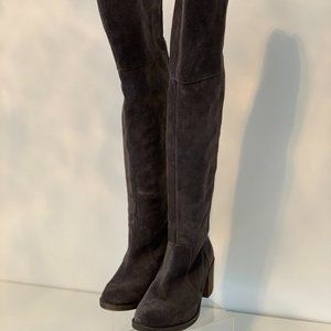 Lucky Brand over the knee suede boots